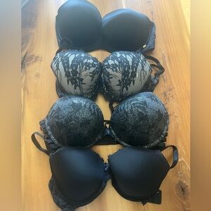 Victoria's Secret Black Lace Bra Collection